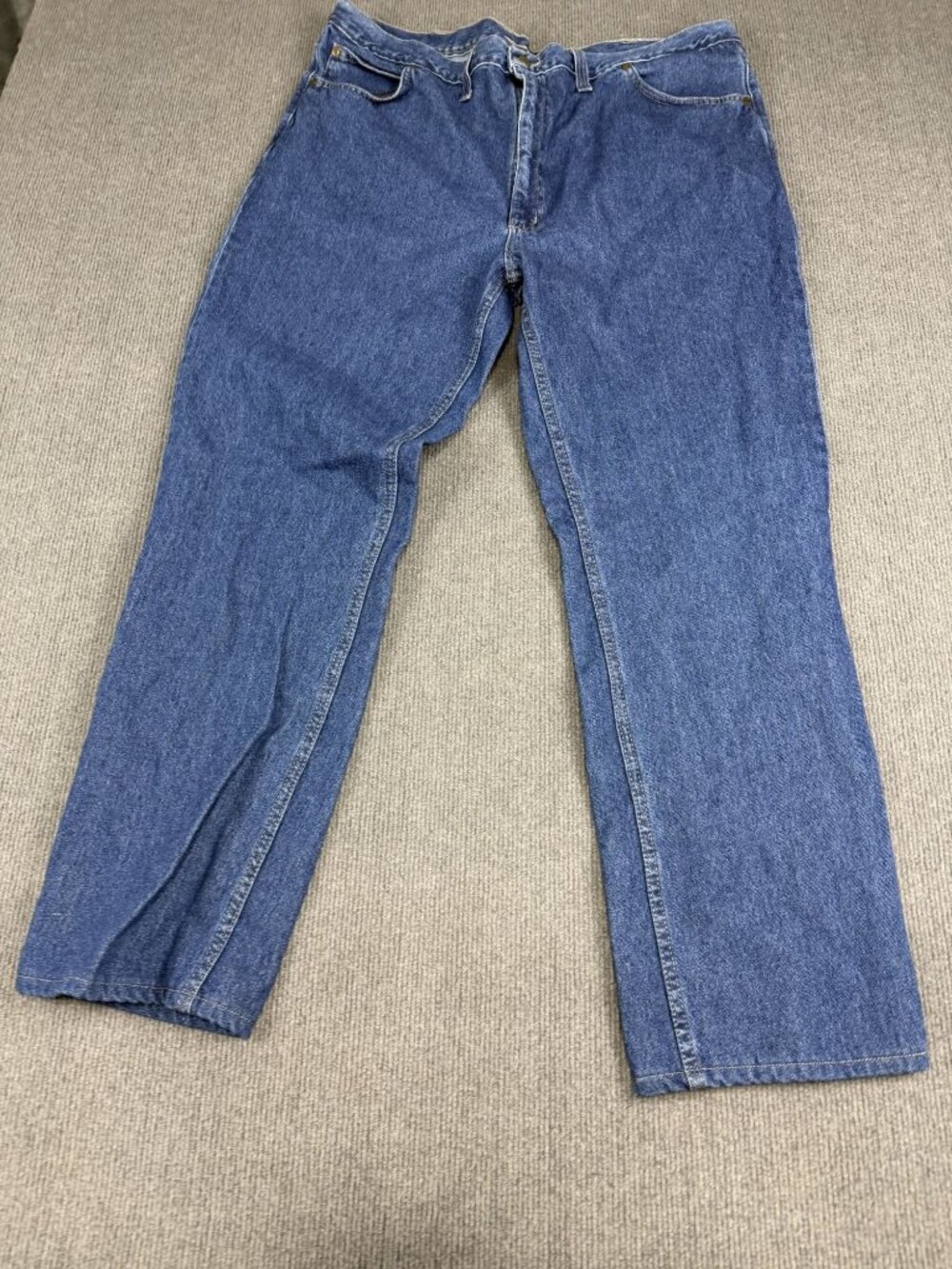 Texas Jeans Relaxed Fit Straight Leg Blue Denim Mens Jeans Size 44